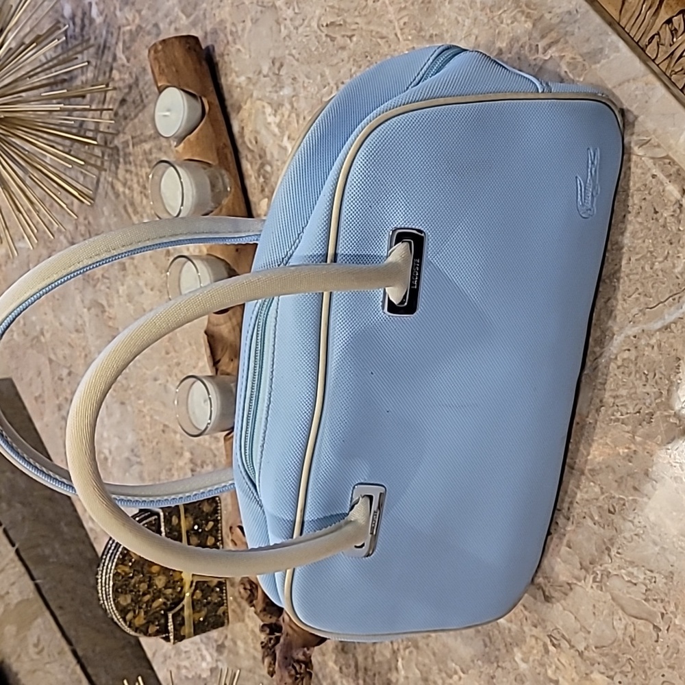 Lacoste blue handbag